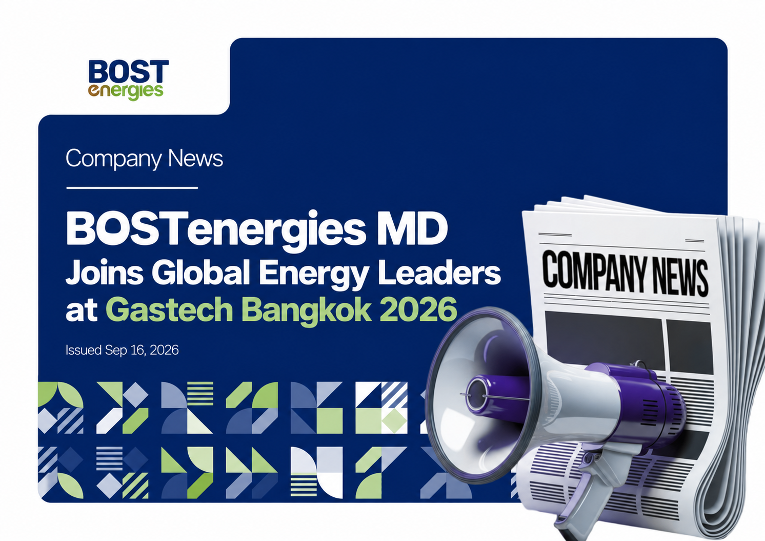 BOSTenergies MD Joins Global Energy Leaders at Gastech Bangkok 2026