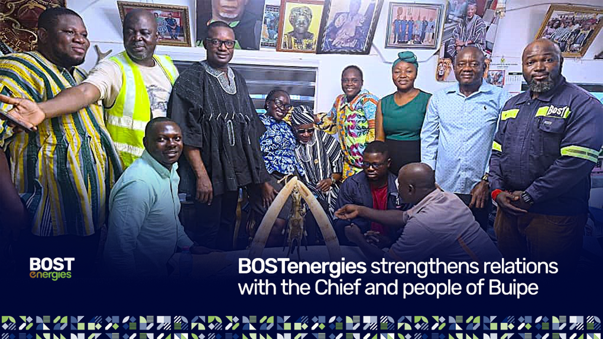BOSTenergies strengthens relations with the Chiefs and people of Buipe